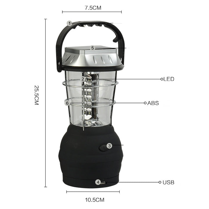 Lanterna LED Solar Portátil