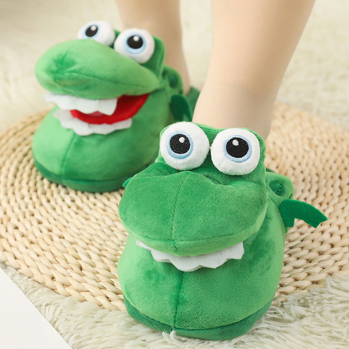 Pantufas Divertidas de Crocodilo