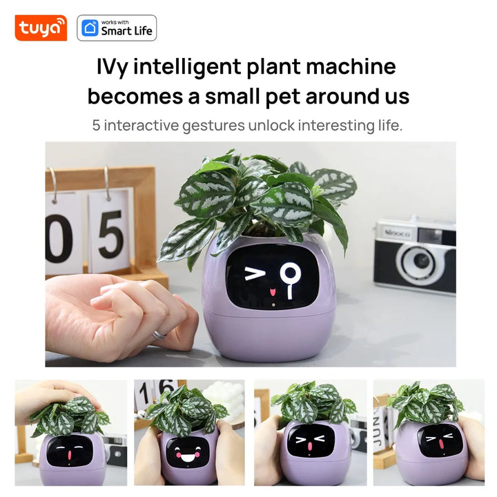 Vaso Inteligente com Expressões Digitais - Cuide das Suas Plantas com Estilo