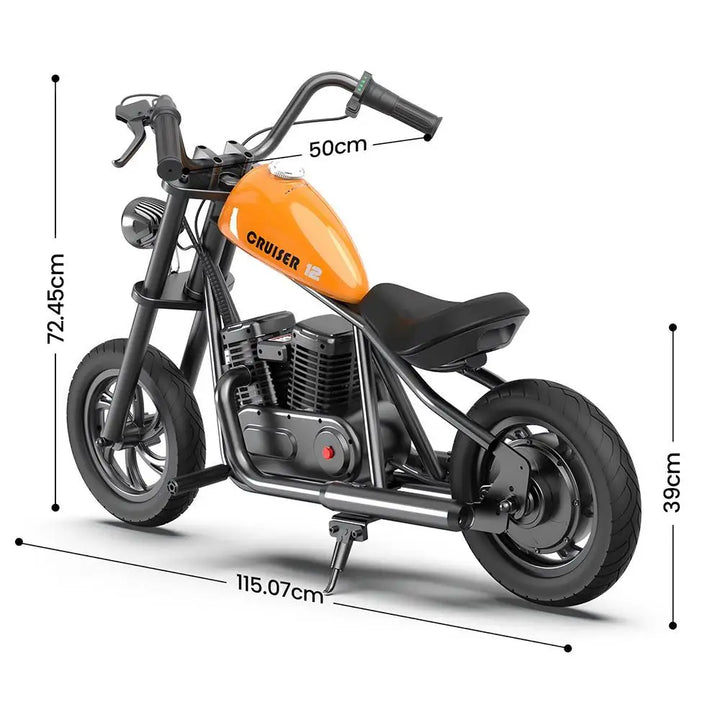 Hyper GOGO Cruiser 12 - Mini Moto Elétrica Infantil Estilo Chopper