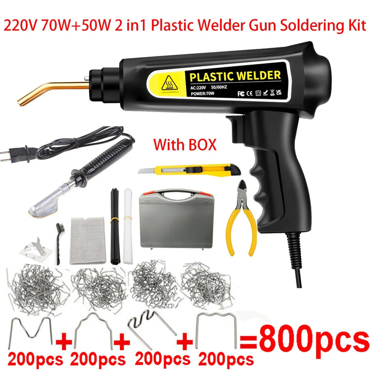 Kit de Soldagem de Plástico 2 em 1 220V 70W + 50W