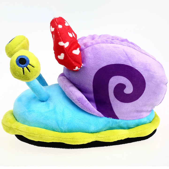 Pantufas Divertidas de Caracol - Super Confortáveis