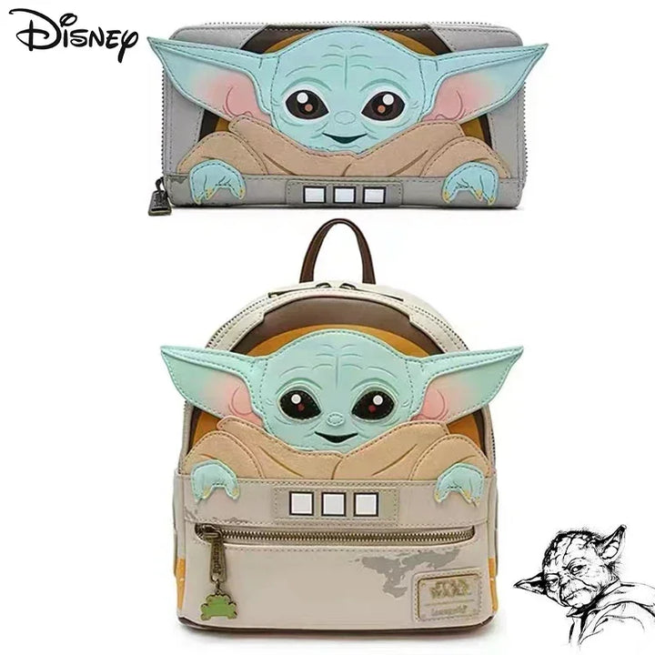 Mochila e Carteira Baby Yoda - Coleção Disney