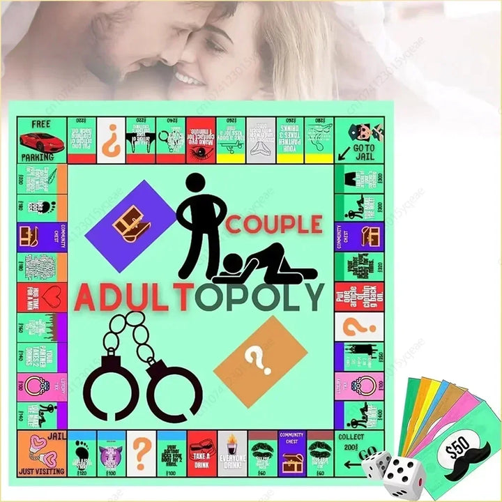 Jogo Erótico para Casais - "Adultopoly"