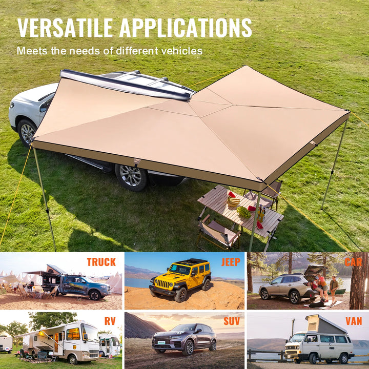 Toldo Automotivo Retrátil VEVOR - Ideal para Camping e Viagens