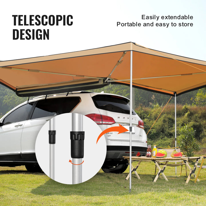 Toldo Automotivo Retrátil VEVOR - Ideal para Camping e Viagens